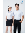 Áo thể thao nữ AC-3846 Trắng phối xanh ngọc